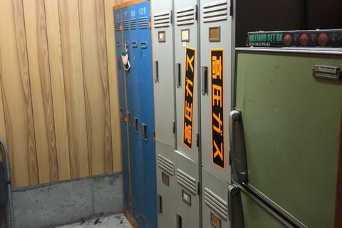 ロッカールームの写真です